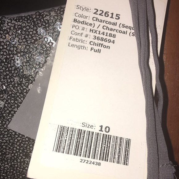 Gray Bridesmaid Dress - Picture 7 of 7